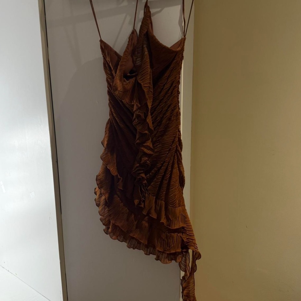Zara Red Asymmetrical Dress